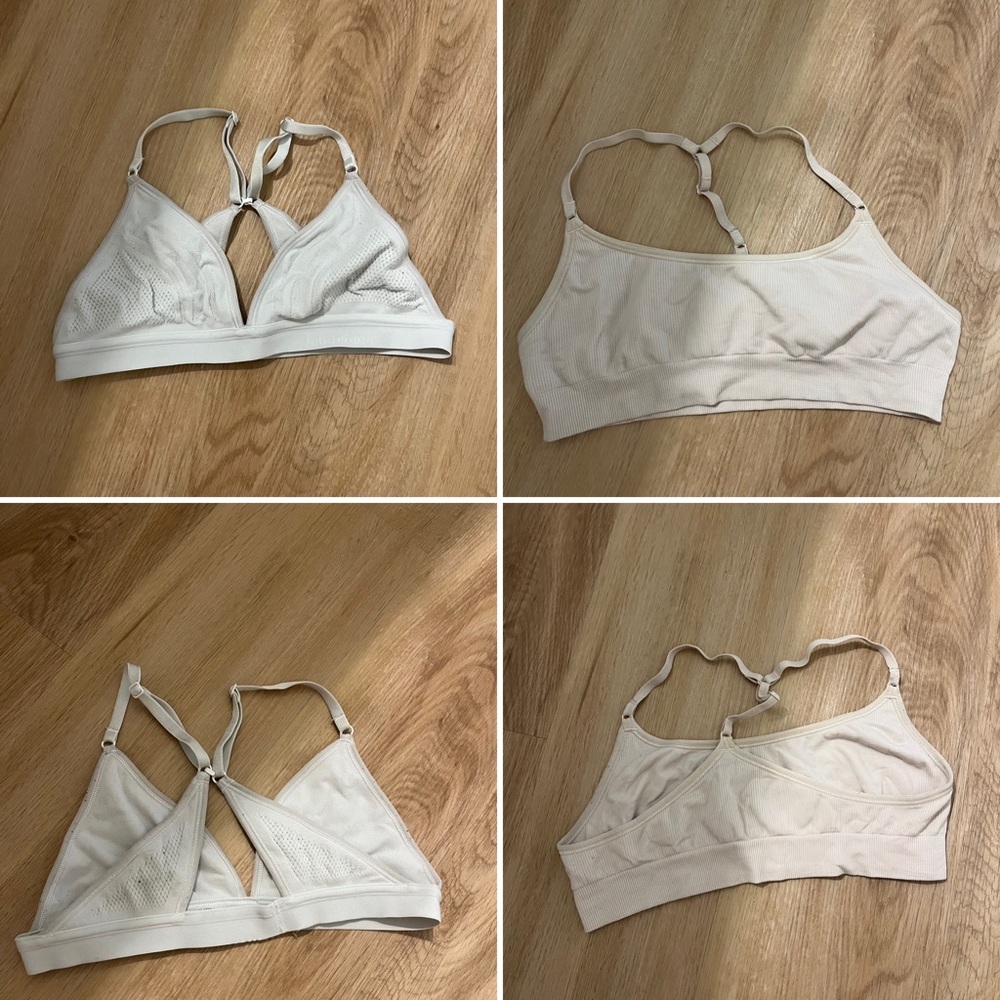 🤍💗 Value Bundle! 💗🤍 2 Bralettes by Lululemon, Sz Small/Med